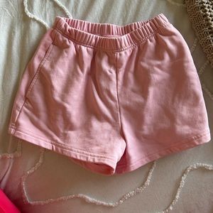 LIKE NEW Pink Fabletics Sweat Shorts